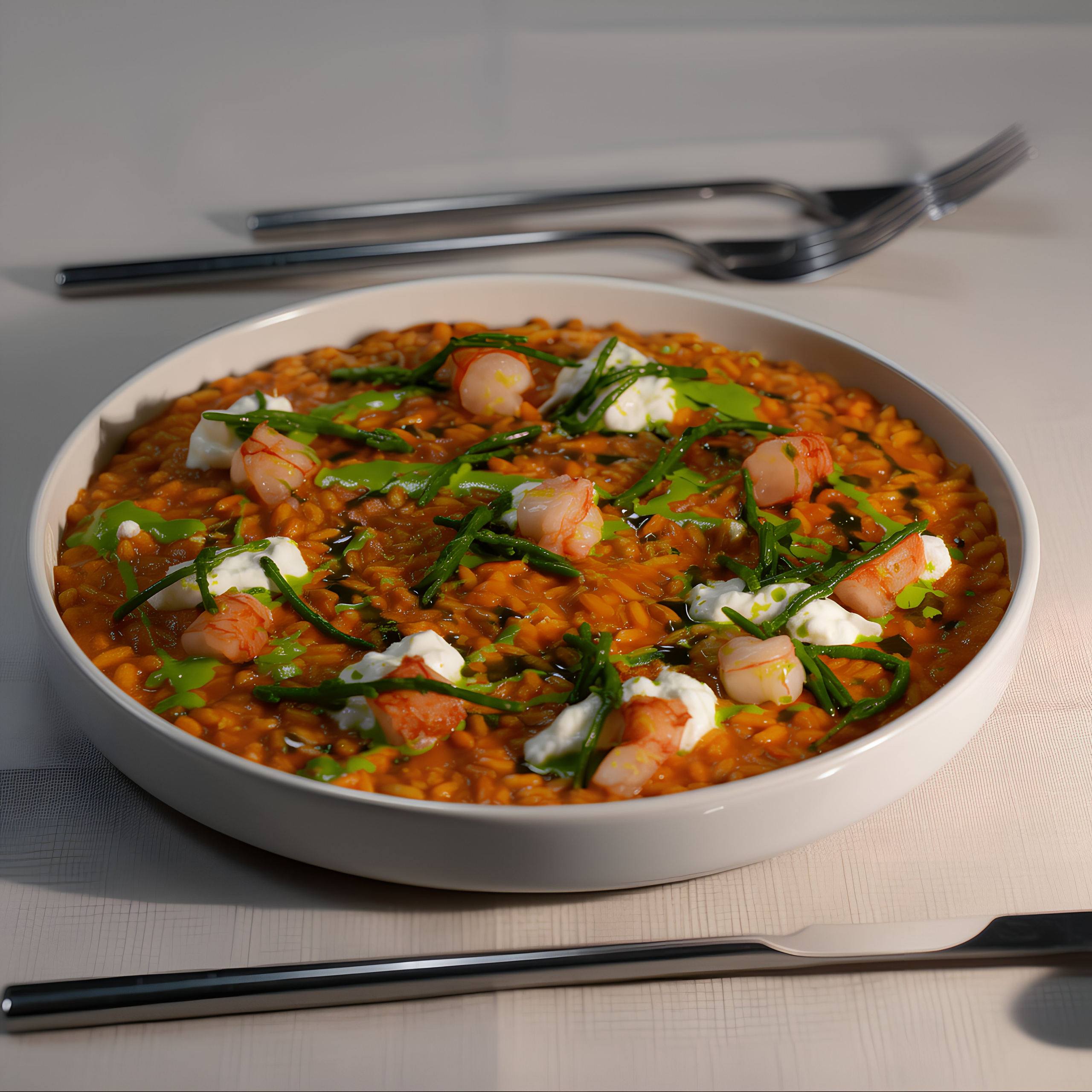 Risotto acquerello ai gamberi